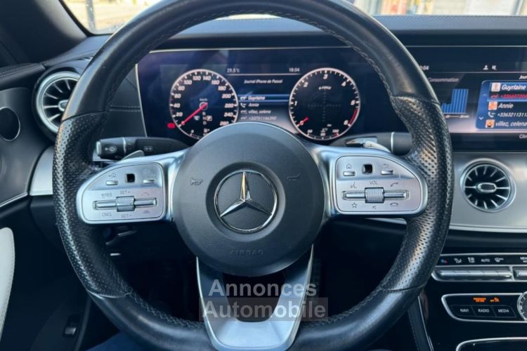 Mercedes Classe E Mercedes CABRIOLET 2.9 400 D 340 AMG LINE 4MATIC 9G-TRONIC BVA - <small></small> 49.500 € <small>TTC</small> - #13