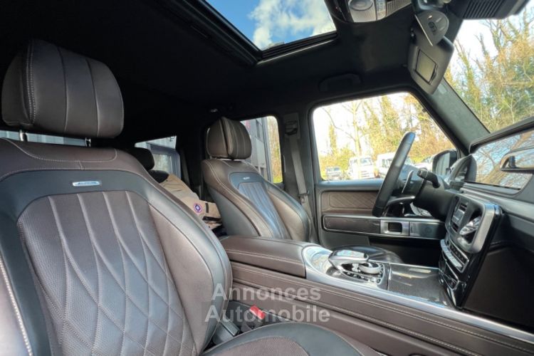 Mercedes Classe G Mercedes Classe G G63 AMG - LOA 1634 Euros Par Mois - Immat France Malus Payé - Peinture Noir Mat - Attelage - TO - Pack Carbone - Burmester - <small></small> 159.990 € <small>TTC</small> - #11