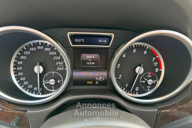 Mercedes Classe ML M/ML Mercedes 500 410CH 5L BLUEEFFICIENCY FASCINATION 4MATIC V8 CAMERA DE RECUL + BARRES TOIT - <small></small> 34.980 € <small>TTC</small> - #19