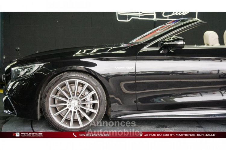 Mercedes Classe S cabriolet 63 AMG 612ch 4Matic+ phase 2 cabriolet - <small></small> 135.990 € <small>TTC</small> - #21