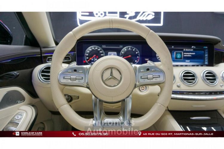 Mercedes Classe S cabriolet 63 AMG 612ch 4Matic+ phase 2 cabriolet - <small></small> 135.990 € <small>TTC</small> - #25