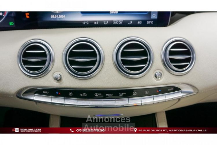 Mercedes Classe S cabriolet 63 AMG 612ch 4Matic+ phase 2 cabriolet - <small></small> 135.990 € <small>TTC</small> - #35