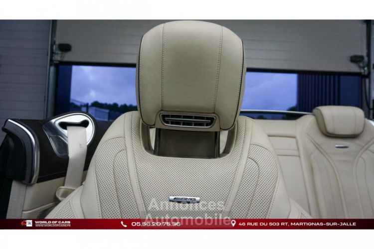 Mercedes Classe S cabriolet 63 AMG 612ch 4Matic+ phase 2 cabriolet - <small></small> 135.990 € <small>TTC</small> - #47