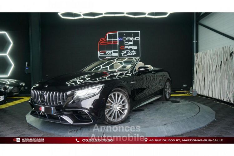 Mercedes Classe S cabriolet 63 AMG 612ch 4Matic+ phase 2 cabriolet - <small></small> 135.990 € <small>TTC</small> - #63