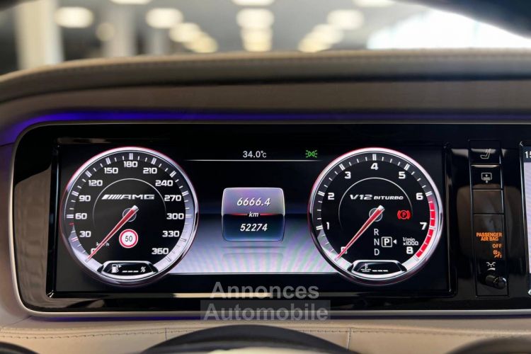 Mercedes Classe S IV (W222) 65 AMG L 7G-Tronic Speedshift Plus AMG - <small></small> 99.990 € <small>TTC</small> - #15