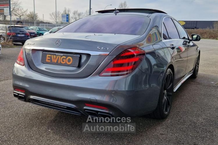 Mercedes Classe S Mercedes 63 4.0 612ch AMG 4MATIC VERSION LONGUE TOUTE OPTIONS PACK CHAUFFEUR PAS DE MALUS - <small></small> 92.990 € <small>TTC</small> - #5