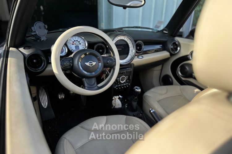 Mini Cabrio CABRIOLET R57 1.6i - 98 One - SIÈGES CHAUFFANTS - CLIM AUTO - RÉVISÉ - CT OK - <small></small> 7.990 € <small>TTC</small> - #14