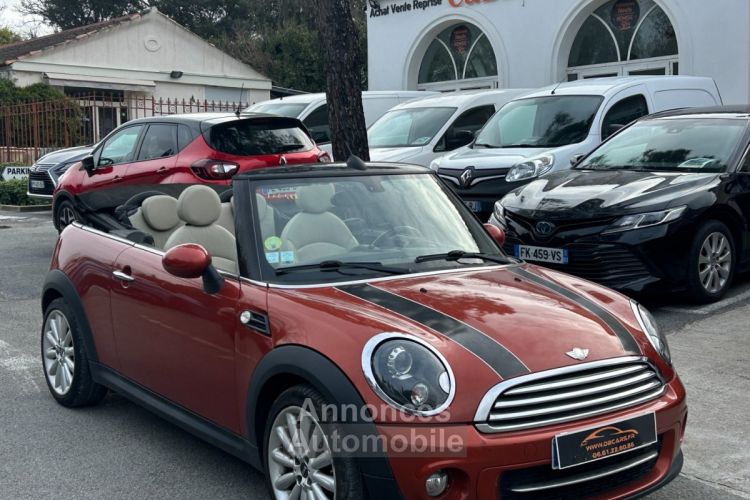 Mini Cabrio CABRIOLET R57 D 112 ch Cooper Pack Red Hot Chili / 1ÈRE MAIN / CHAINE REMPLACÉE / HISTORIQUE COMPLET - <small></small> 9.890 € <small>TTC</small> - #1