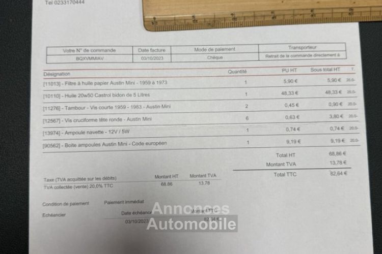 Morris Mini 1000 MK2 - <small></small> 19.900 € <small>TTC</small> - #61