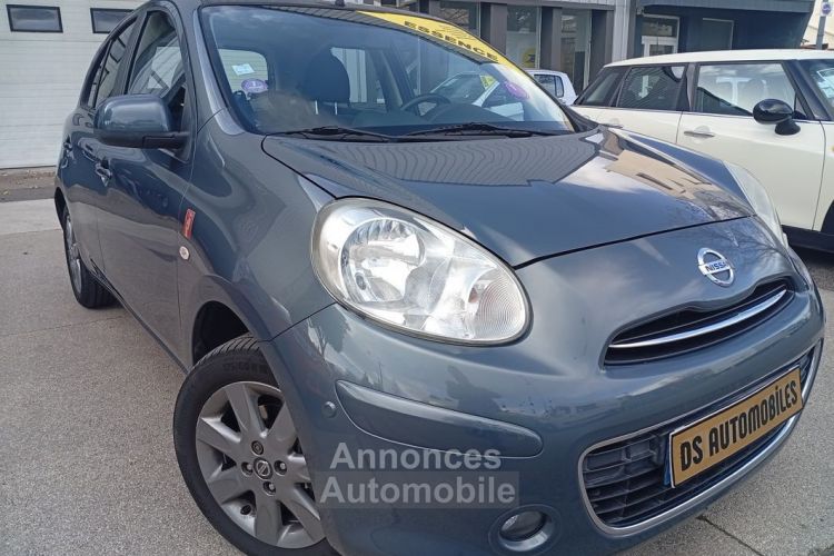 Nissan Micra 1.2 ess led clim navigation toit pano boite auto crit air 1 ct ok garantie 12 mois 7990 - <small></small> 7.990 € <small>TTC</small> - #2