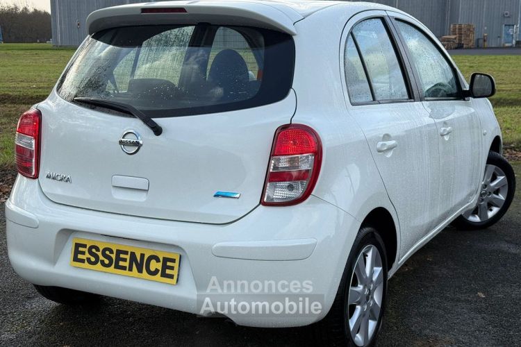 Nissan Micra IV - 1.2i 12V 80ch (4 cv) BVM5 Blanc 5 portes Acenta 2012 - <small></small> 6.990 € <small>TTC</small> - #2