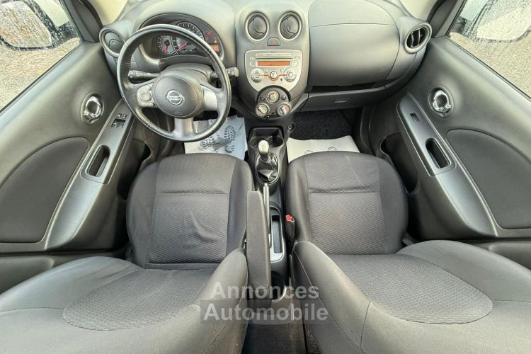 Nissan Micra IV - 1.2i 12V 80ch (4 cv) BVM5 Blanc 5 portes Acenta 2012 - <small></small> 6.990 € <small>TTC</small> - #5