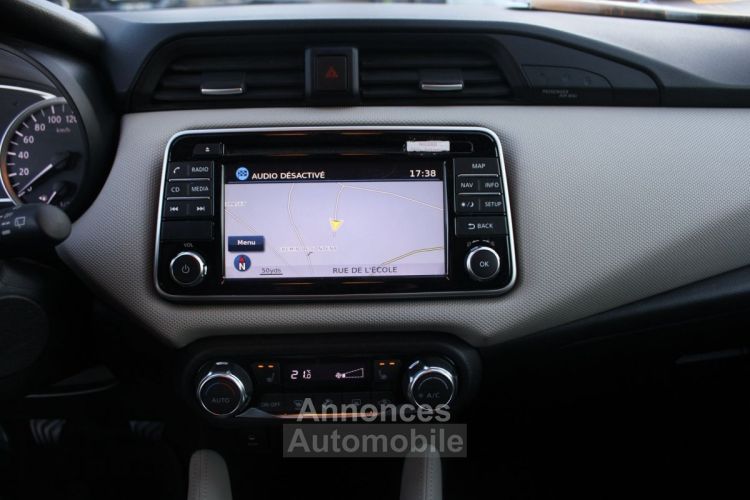 Nissan Micra V DESIGN WINTER 1L5 DCI 90 CV GPS 3D JA 16 USB PK HIVER RADAR BLUETOOTH RÉGULATEUR - <small></small> 10.500 € <small>TTC</small> - #11