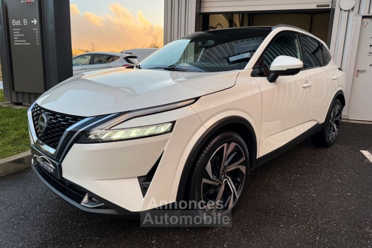 Nissan Qashqai +2 1.3 Mild Hybrid 158ch Tekna+ XTronic7 2022 1ère main FULL OPTIONS JA 20 Bose Grand écran Sièges chauffants-massants électriques Toit Pano Caméra 360°  - <small></small> 26.990 € <small>TTC</small> - #1