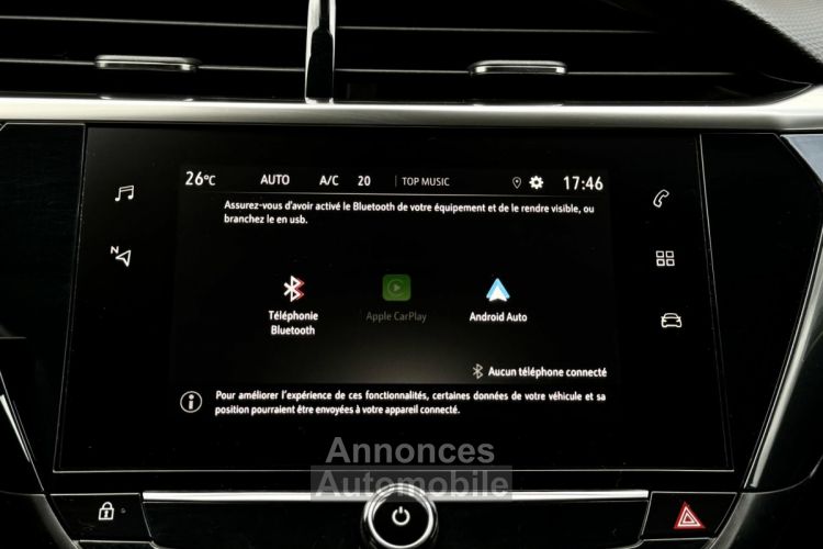 Opel Corsa E 136 1ère Main / Caméra / Pack Noir / Pack Hiver / CarPlay / Garantie 10-25 - <small></small> 17.790 € <small>TTC</small> - #33