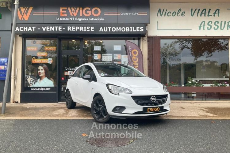 Opel Corsa V 1.4 TURBO 100CH BLACK EDITION START-STOP 3P CAMERA DE RECUL - <small></small> 10.490 € <small>TTC</small> - #1