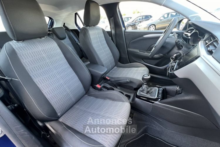 Opel Corsa VI 1.5 D 100ch Edition 09/2020 Clim Régulateur Caméra CarPlay - <small></small> 11.990 € <small>TTC</small> - #12