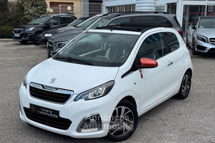 Peugeot 108 1.2 VTI 82 Cv Roland Garros Toit Ouvrant-Caméra De Recul-Gps-Démarrage Sans Clé - <small></small> 7.990 € <small>TTC</small> - #1