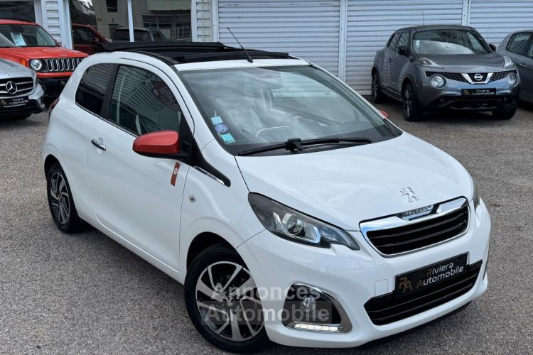 Peugeot 108 1.2 VTI 82 Cv Roland Garros Toit Ouvrant-Caméra De Recul-Gps-Démarrage Sans Clé - <small></small> 7.990 € <small>TTC</small> - #2