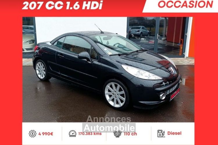 Peugeot 207 CC 1.6 HDi 110ch boîte manuelle - <small></small> 4.990 € <small>TTC</small> - #1