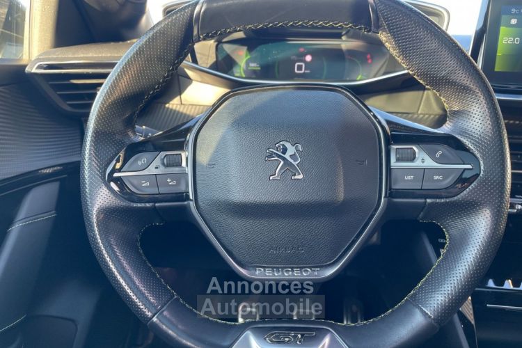 Peugeot 208 100 ch gt line avec covering unique bleu distribution et ct a jour virtual cockpit 3d toit panoramique - <small></small> 15.990 € <small>TTC</small> - #10