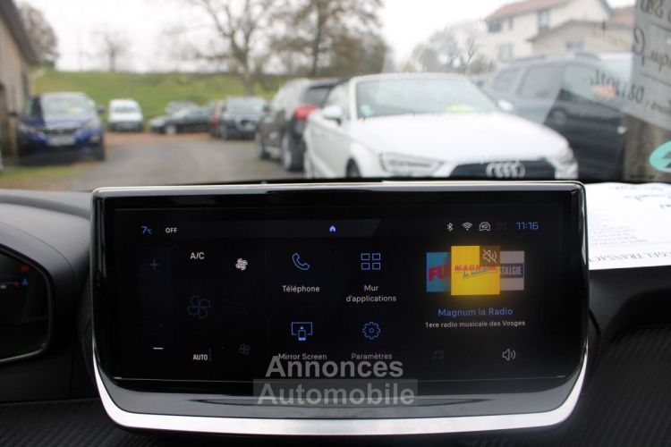 Peugeot 208 PHASE 4 ALLURE 100 CV ESSENCE GPS CARPLAY I-COKPIT FULL LED JA 16 BLUETOOTH RÉGULATEUR - <small></small> 17.800 € <small>TTC</small> - #14