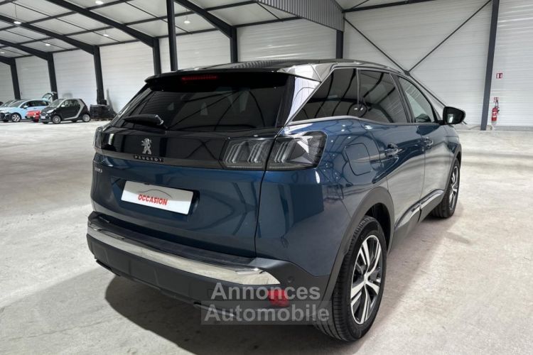 Peugeot 3008 1.2 HYBRID 136CV E-DCS6 ALLURE PACK + HAYON MAINS LIBRES + PACK DRIVE ASSIST PLUS BLEU CELEBES / TOIT NOIR - <small></small> 29.340 € <small>TTC</small> - #4