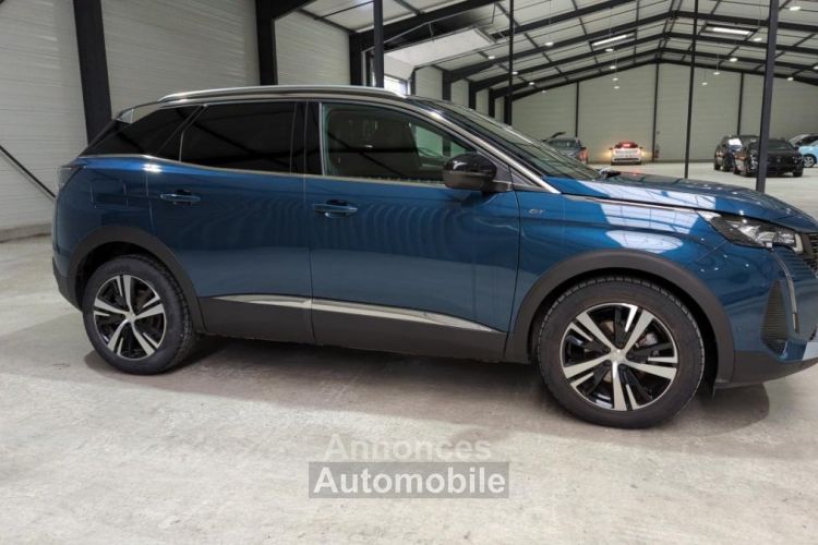 Peugeot 3008 1.2 PURETECH 130CV EAT8 GT + HAYON MAINS LIBRES + SIEGES CHAUFFANTS BLEU CELEBES / TOIT NOIR - <small></small> 28.800 € <small>TTC</small> - #1