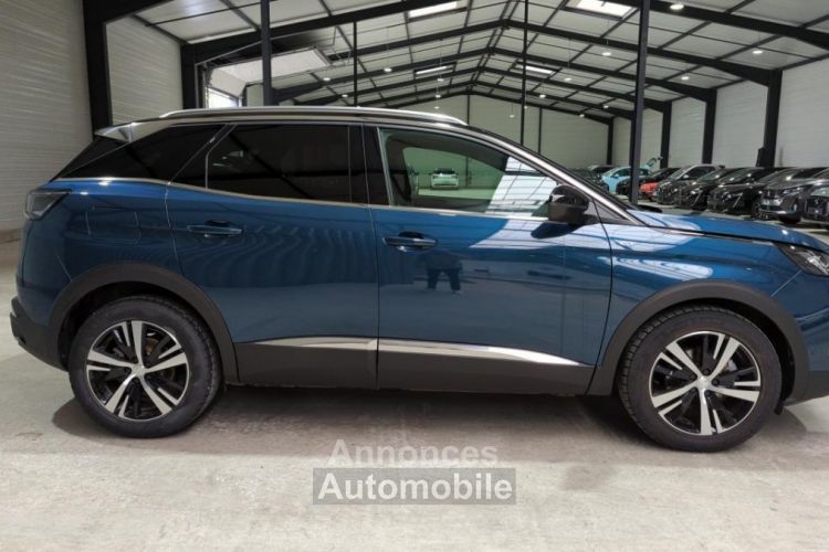 Peugeot 3008 1.2 PURETECH 130CV EAT8 GT + HAYON MAINS LIBRES + SIEGES CHAUFFANTS BLEU CELEBES / TOIT NOIR - <small></small> 28.800 € <small>TTC</small> - #3