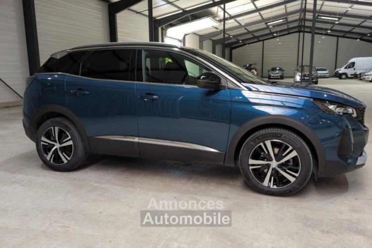 Peugeot 3008 1.2 PURETECH 130CV EAT8 GT + SIEGES CHAUFFANTS + HAYON MAINS LIBRES BLEU CELEBES / TOIT NOIR - <small></small> 28.800 € <small>TTC</small> - #1