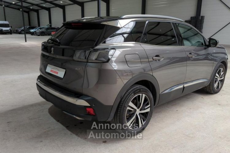 Peugeot 3008 1.2 PURETECH 130CV EAT8 GT + SIEGES CHAUFFANTS + HAYON MAINS LIBRES GRIS PLATINIUM / TOIT NOIR - <small></small> 27.190 € <small>TTC</small> - #4