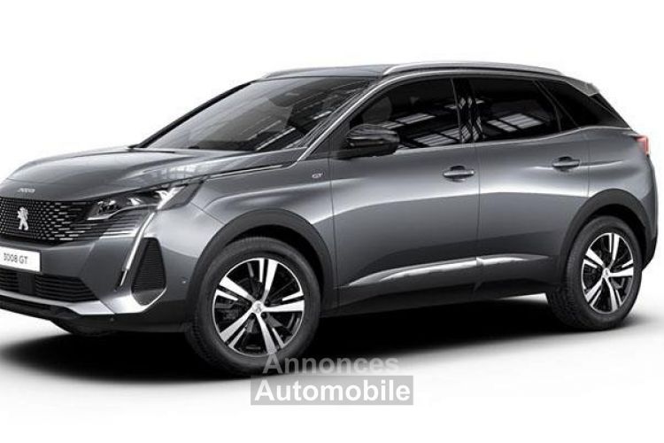 Peugeot 3008 1.2 PURETECH 130CV EAT8 GT + SIEGES CHAUFFANTS GRIS ARTENSE / TOIT NOIR - <small></small> 27.490 € <small>TTC</small> - #1