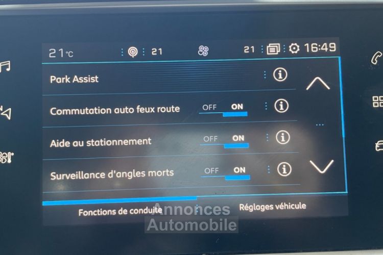 Peugeot 308 BlueHDi 130ch SS BVM6 Tech Edition Camera Carplay Clim auto - <small></small> 14.990 € <small>TTC</small> - #10