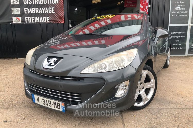 Peugeot 308 CC 1.6i 155ch PACK SPORT, SIEGE CHAUFFANT, JANTES 18, SIEGES CUIR LUNETTE ARRIERE CASSÉ - <small></small> 3.800 € <small>TTC</small> - #1