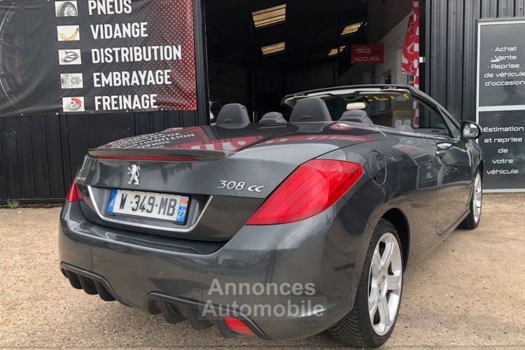 Peugeot 308 CC 1.6i 155ch PACK SPORT, SIEGE CHAUFFANT, JANTES 18, SIEGES CUIR LUNETTE ARRIERE CASSÉ - <small></small> 3.800 € <small>TTC</small> - #3