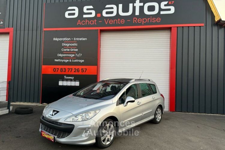 Peugeot 308 SW 1.6 VTI 120ch essence break- Toit panoramique -7 places moteur refait a neuf- clim auto- régulateur- jantes allu - <small></small> 4.590 € <small>TTC</small> - #1