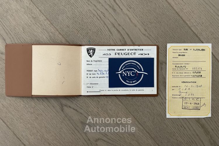 Peugeot 404 Cabriolet - <small></small> 47.500 € <small>TTC</small> - #86