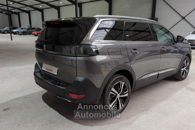 Peugeot 5008 1.2 PURETECH 130CV EAT8 7PL GT + SIEGES CHAUFFANTS + HAYON MAINS LIBRES GRIS PLATINIUM / TOIT NOIR - <small></small> 30.900 € <small>TTC</small> - #4