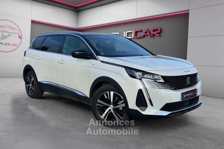 Peugeot 5008 BlueHDi 180ch SS EAT8 GT 1ERE MAIN SUIVI COMPLET SIÈGES CUIR MASSANTS / CHAUFFANTS GARANTIE - <small></small> 28.490 € <small>TTC</small> - #1