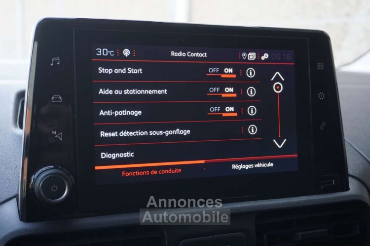 Peugeot Partner 1.5 BlueHDi AUTOMATIQUE 3PLACES TVA-BTW NAVI-CAM - <small></small> 15.990 € <small>TTC</small> - #16