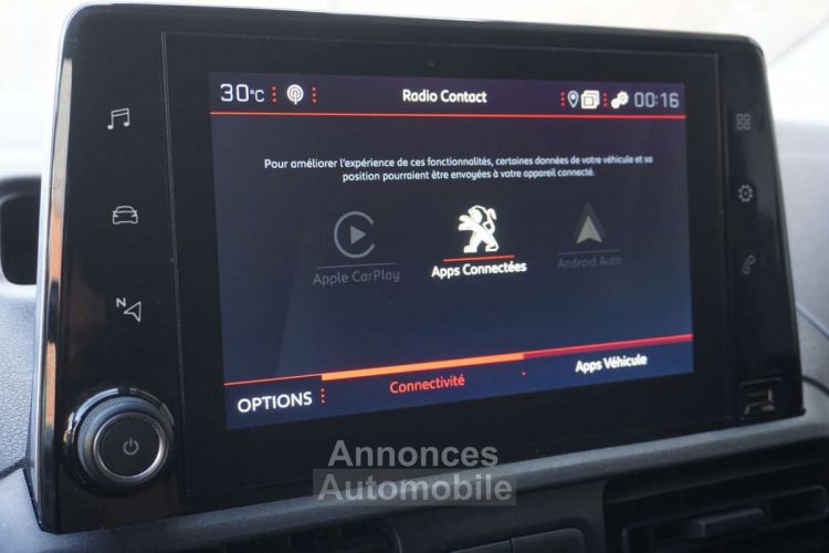 Peugeot Partner 1.5 BlueHDi AUTOMATIQUE 3PLACES TVA-BTW NAVI-CAM - <small></small> 15.990 € <small>TTC</small> - #17