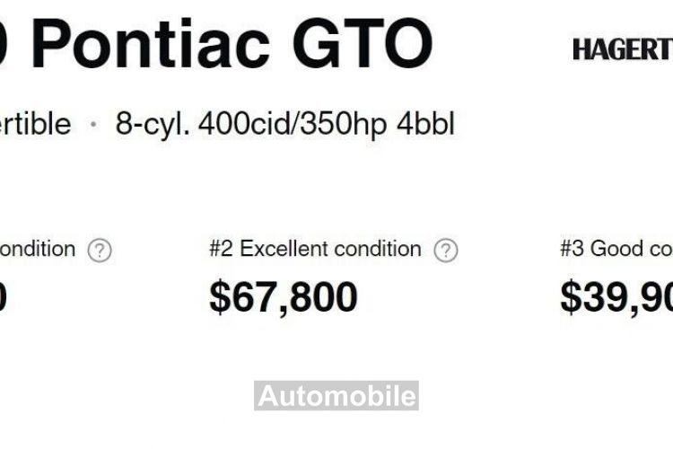 Pontiac GTO - <small></small> 43.000 € <small>TTC</small> - #9