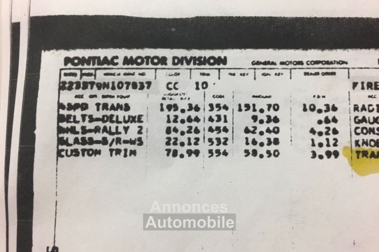 Pontiac Trans Am - <small></small> 139.000 € <small>TTC</small> - #26