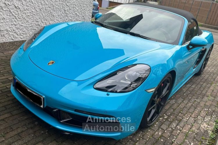 Porsche 718 Boxster GTS 366ch Bleu Riviera PTS FULL OPTIONS GARANTIE 12 MOIS - <small></small> 83.500 € <small>TTC</small> - #1