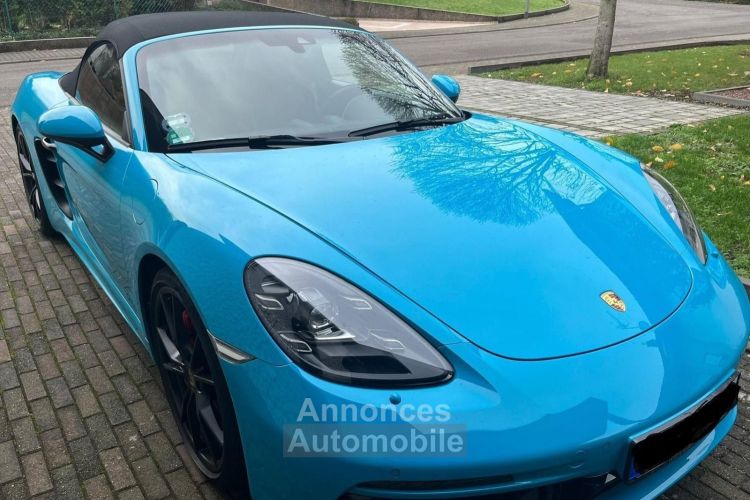 Porsche 718 Boxster GTS 366ch Bleu Riviera PTS FULL OPTIONS GARANTIE 12 MOIS - <small></small> 83.500 € <small>TTC</small> - #4