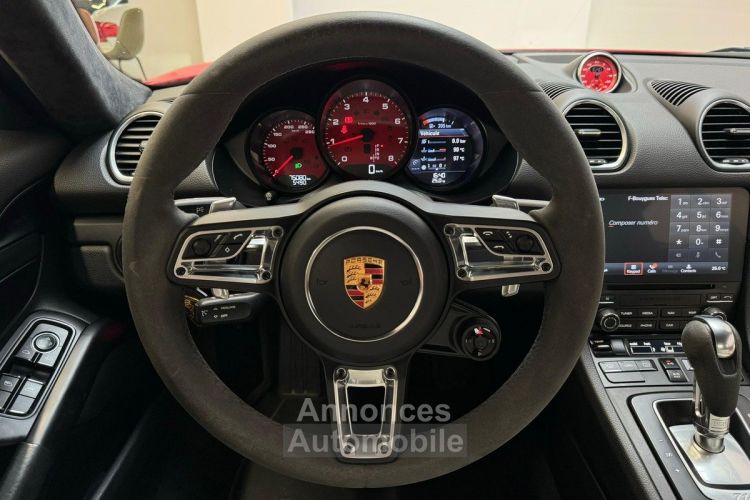 Porsche 718 Cayman 2.0 300 ch Chrono/ PDK/ PSE/ Origine France/ Rouge indien - <small></small> 57.980 € <small>TTC</small> - #11