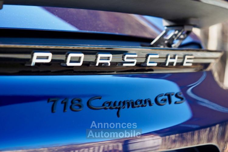 Porsche 718 Cayman 4.0 GTS BV6 - 2022 - <small></small> 91.800 € <small>TTC</small> - #48