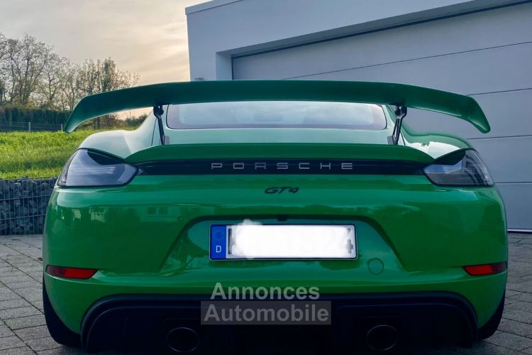 Porsche 718 Cayman GT4 PDK CLUBSPORT PCCB BOSE CARBONE RACETEX CHRONO VERT PYTHON GARANTIE PORSCHE 2025 - <small></small> 149.990 € <small></small> - #3