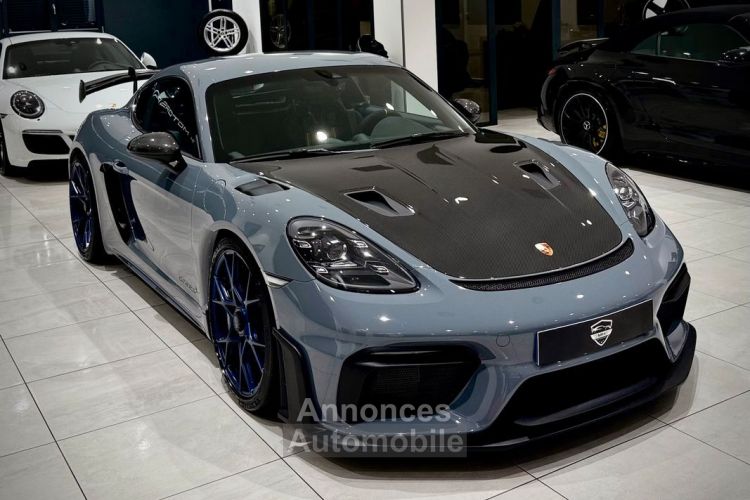 Porsche 718 Cayman GT4 RS PACK WEISSACH CLUBSPORT 4.0i 500 CH PDK CARBONE FEUX PDLS+ LIFT BOSE CAMÉRA GRIS ARCTIQUE 1ER MAIN APPROVED 09.2026 XPEL COMPLET 5.500KMS - <small></small> 208.990 € <small>TTC</small> - #2