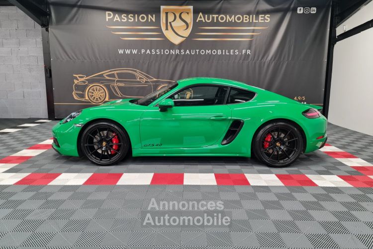 Porsche 718 Cayman PORSCHE 718 CAYMAN GTS 4.0L 400 CV – Manuelle – Vert Python / Intérieur GTS - <small></small> 102.990 € <small>TTC</small> - #6